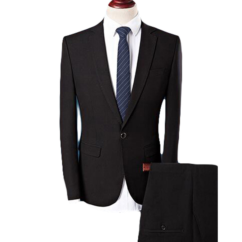 Black Formal Wedding Men Suits Notched Lapel Custom Made Groom Wedding Tuxedos Plus Size (Jacket + Vest + Pants)
Black Formal Wedding Men Suits Notched Lapel Custom Made Groom Wedding Tuxedos Plus Size (Jacket + Vest + Pants)