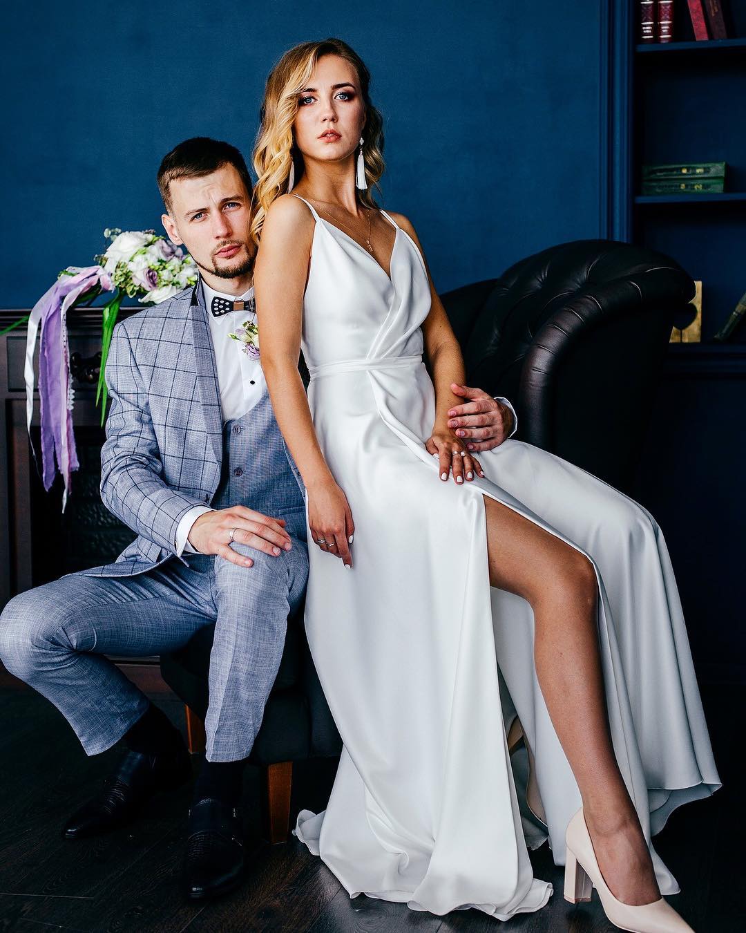 cheap white bohemian wedding dresses spaghetti side split satin floor length beach boho chic bridal gowns robe de marie party dress