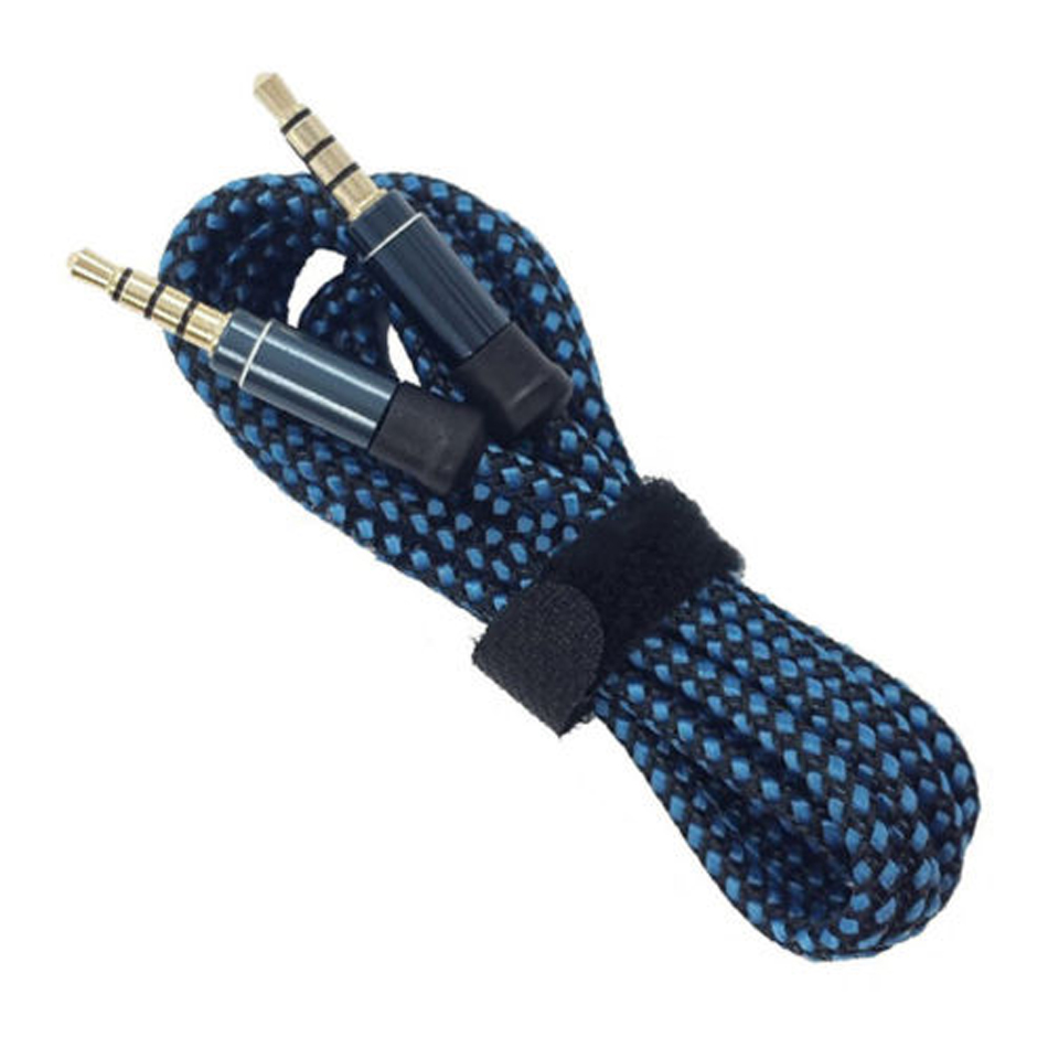 SKYLET 3.5mm AUX AUXILIARY CORD 1.5M/5FT Male to Male Stereo Audio Cable for PC MP3 CAR