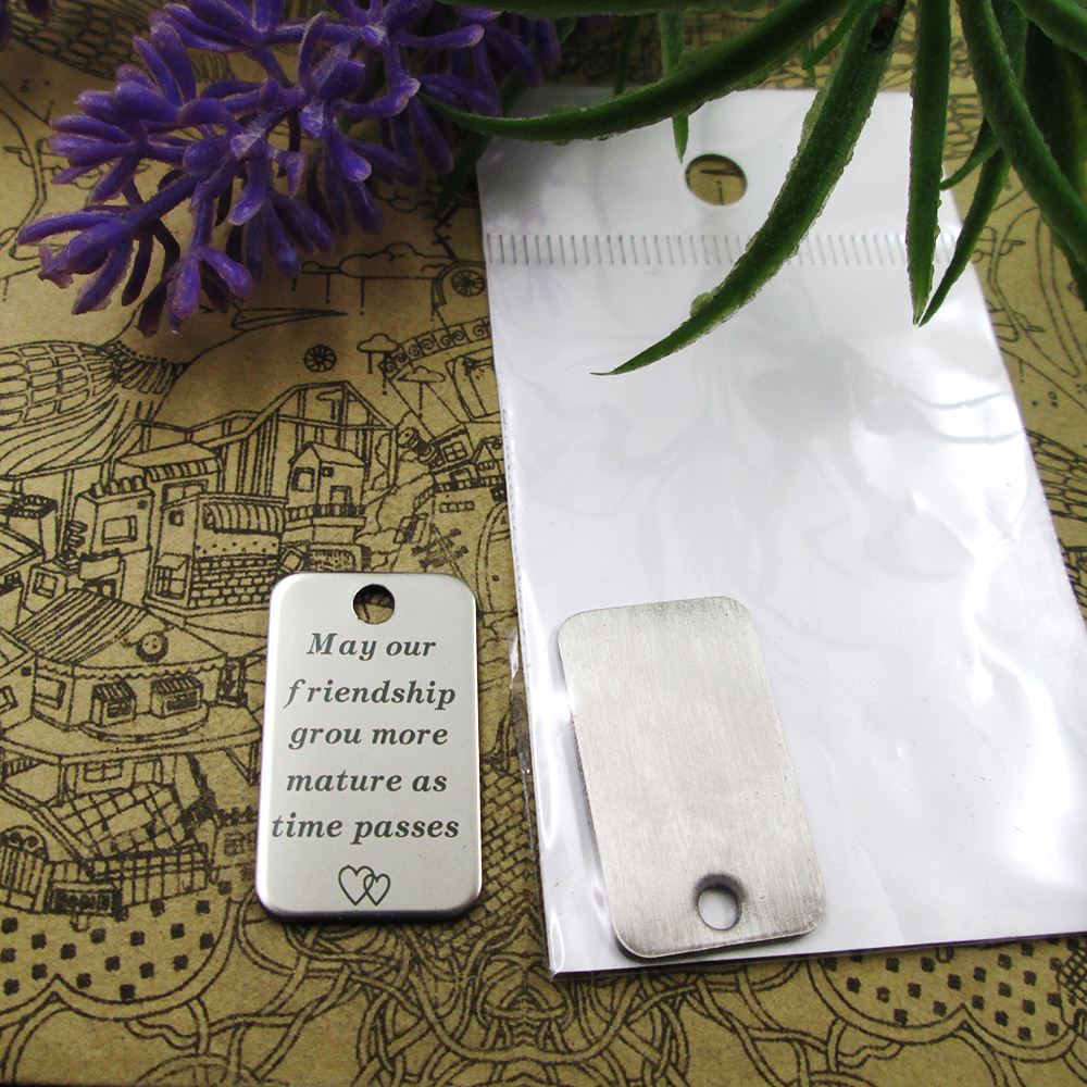 40pcs--"May our friendship grou more mature"stainless steel charms more style for choosing DIY Charms pendants for necklace
40pcs--"May our friendship grou more mature"stainless steel charms more style for choosing DIY Charms pendants for necklace