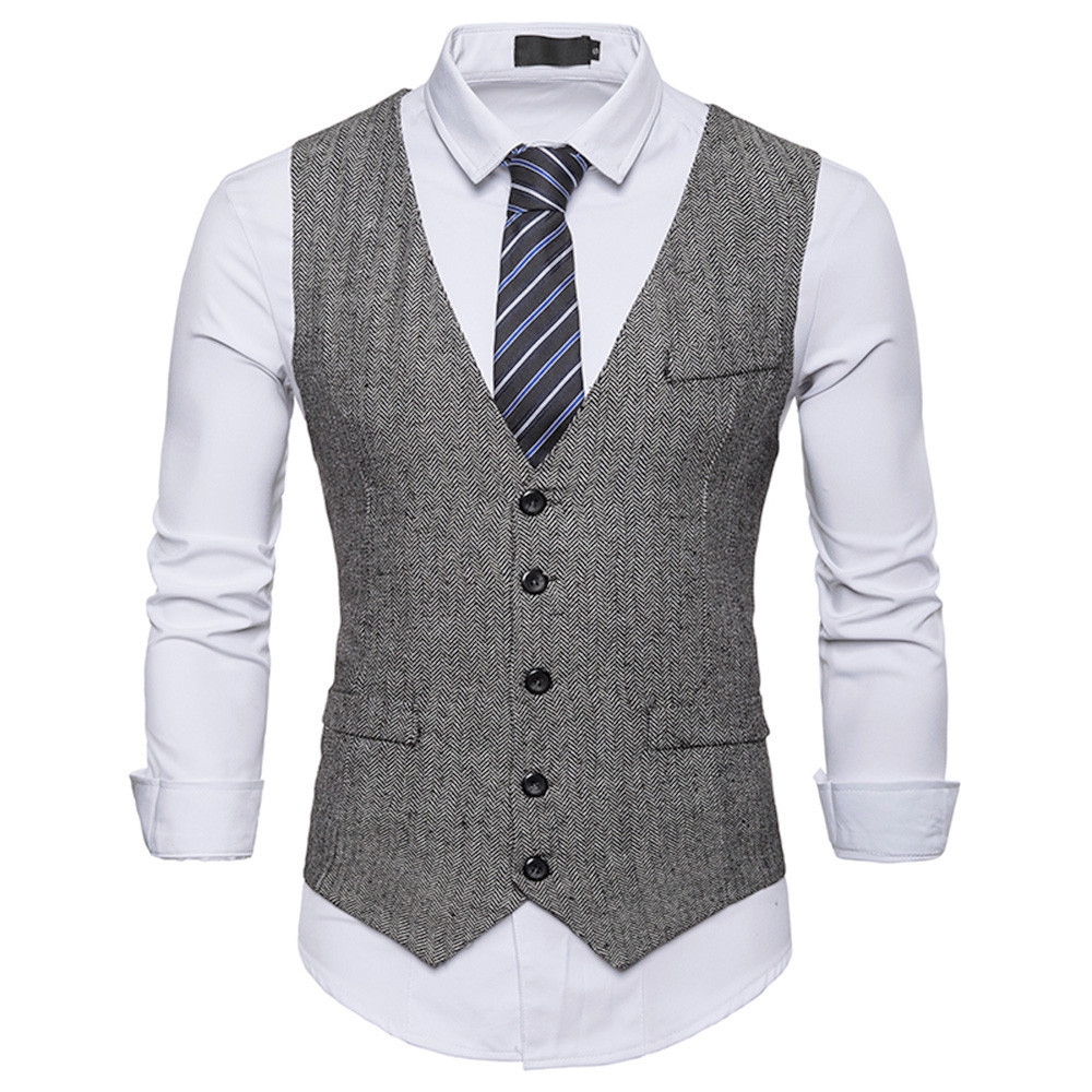 High Quality Suit Vest Men Formal Business Casual Slim Fit Groom' Wear Wedding Waistcoat Elegant Tuxedo Chalecos Para Hombre 1#, Gy
High Quality Suit Vest Men Formal Business Casual Slim Fit Groom' Wear Wedding Waistcoat Elegant Tuxedo Chalecos Para Hombre 1#, Gy