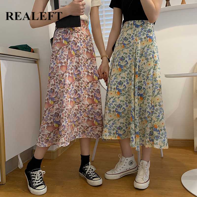 REALEFT 2020 New Spring Summer Floral Printed Vintage Women' Long Skirts High Waist Harajuku Tulle A-Line Mid-Calf Skirt Female, Green
REALEFT 2020 New Spring Summer Floral Printed Vintage Women' Long Skirts High Waist Harajuku Tulle A-Line Mid-Calf Skirt Female, Green