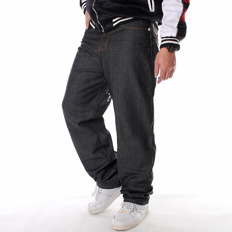 021 European and American leisure trend HIPHOP loose straight skateboard pants embroidered hip hop hip hop jeans men's plus size, Black
021 European and American leisure trend HIPHOP loose straight skateboard pants embroidered hip hop hip hop jeans men's plus size, Black