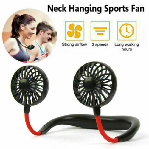 Portable Hanging Neck Sports Fan Hands Free USB Rechargeable Wearable Neckband Fan 3 Level Air Flow Hanging Neck Fan Party Favor SEA SHIPPING CCA12197
Portable Hanging Neck Sports Fan Hands Free USB Rechargeable Wearable Neckband Fan 3 Level Air Flow Hanging Neck Fan Party Favor SEA SHIPPING CCA12197