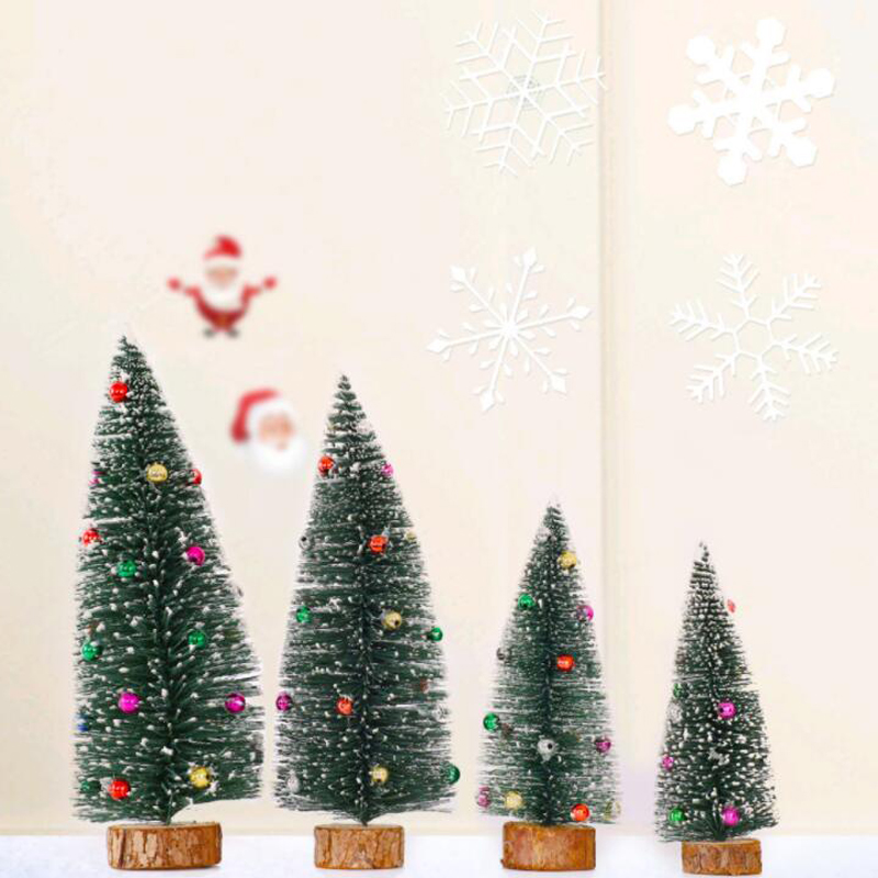 Artificial Flowser Mini Christmas Tree With Wood Base DIY Crafts Home Desktop Decorations Festive New Year Home Ornaments
Artificial Flowser Mini Christmas Tree With Wood Base DIY Crafts Home Desktop Decorations Festive New Year Home Ornaments