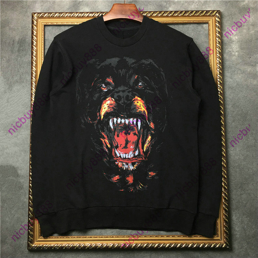 2020 autumn fashion designer luxury give Mens classic animal rottweiler print hoodies pullover long sleeve hoody Casual cotton sweatshirt, Black
2020 autumn fashion designer luxury give Mens classic animal rottweiler print hoodies pullover long sleeve hoody Casual cotton sweatshirt, Black