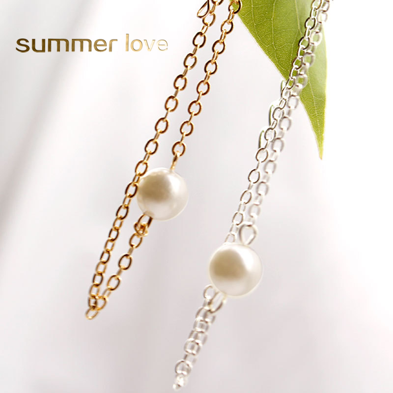 New Bohemian Gold Silver Beach Pearl Charm Anklets Bracelet for Women Barefoot Sandals Fashion Simple Ankle Adjustable Chain Jewelry Gift
New Bohemian Gold Silver Beach Pearl Charm Anklets Bracelet for Women Barefoot Sandals Fashion Simple Ankle Adjustable Chain Jewelry Gift
