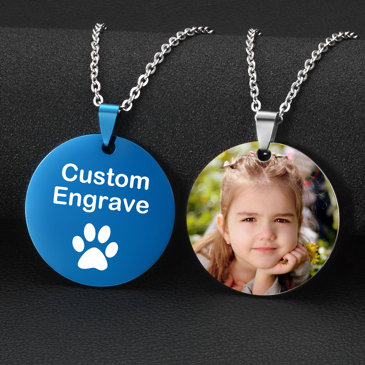 Custom Color Uv Printing Photo Name Necklace Jewelry Women Men Round Personalized Engrave Letter Couple Necklace Gift SL-131
Custom Color Uv Printing Photo Name Necklace Jewelry Women Men Round Personalized Engrave Letter Couple Necklace Gift SL-131