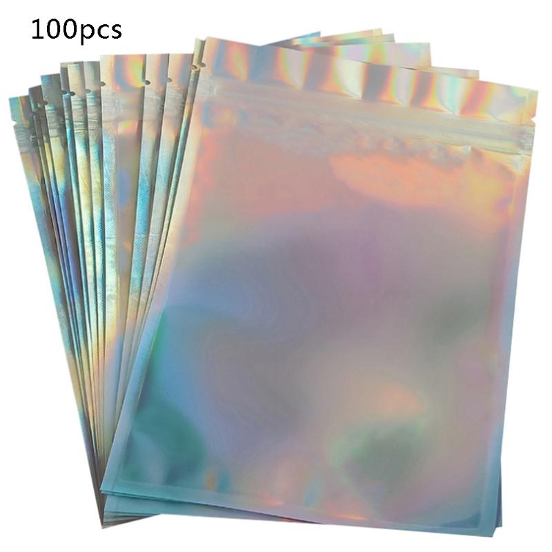 100PCS Zip Lock Bags for One Side Clear Holographic Laser False Eyelashes Storage Bag Makeup Storage Organizer
100PCS Zip Lock Bags for One Side Clear Holographic Laser False Eyelashes Storage Bag Makeup Storage Organizer