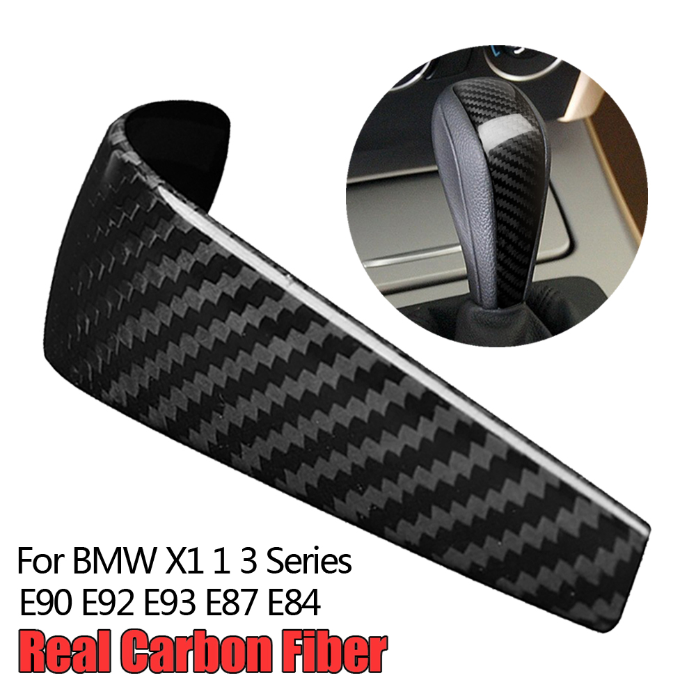 Real Carbon Fiber Gear Shift Handle Sleeve Cover Stickers For 1 3 Series E90 E92 E93 E87 X1 E84 Auto Interior Accessories
Real Carbon Fiber Gear Shift Handle Sleeve Cover Stickers For 1 3 Series E90 E92 E93 E87 X1 E84 Auto Interior Accessories