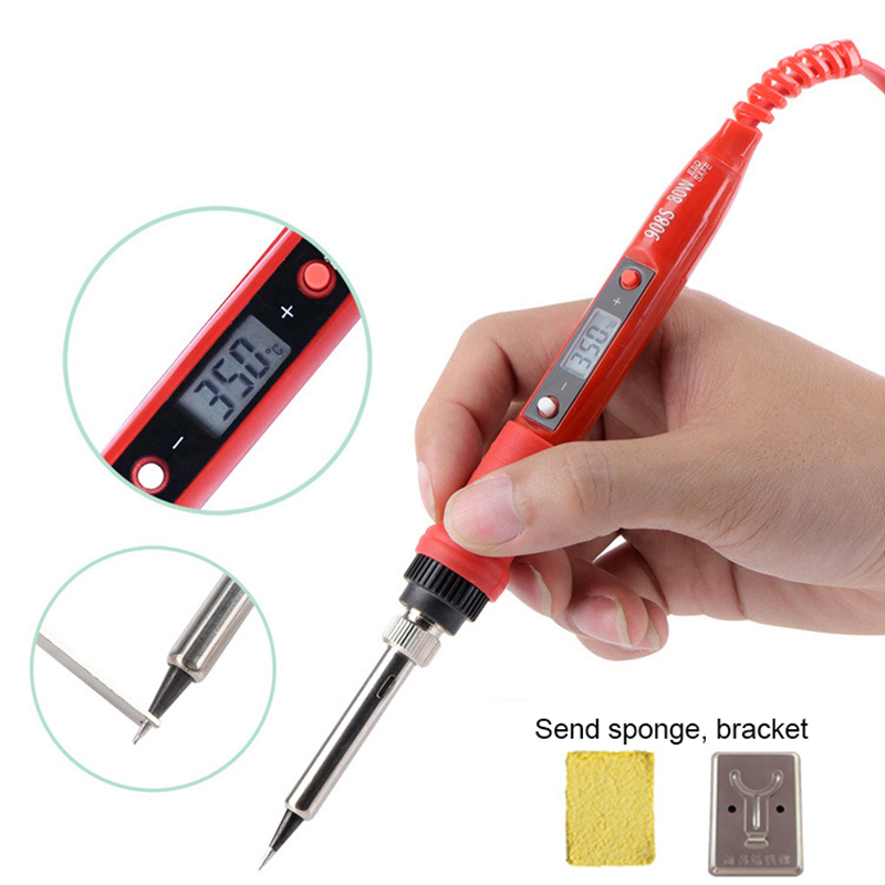 3 in 1 80W Electric Soldering Iron Adjustable Temperature DIY Carved Tools Hot Pencil EU Plug LCD Display Welding Repair Tools
3 in 1 80W Electric Soldering Iron Adjustable Temperature DIY Carved Tools Hot Pencil EU Plug LCD Display Welding Repair Tools