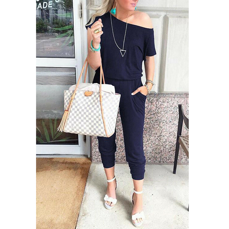 Women Cold Shoulder Casual Loose Jumpsuit Long Overalls monos largos mujer pantalon largo Pants Playsuit Off the Shoulder, Black
Women Cold Shoulder Casual Loose Jumpsuit Long Overalls monos largos mujer pantalon largo Pants Playsuit Off the Shoulder, Black