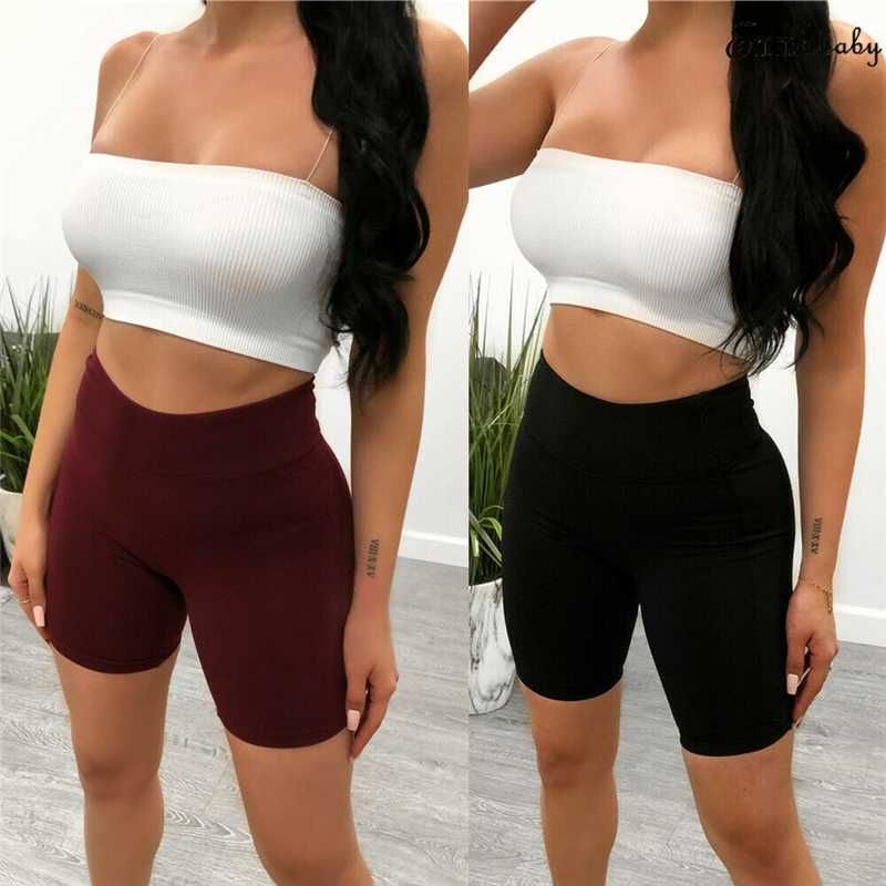 Sexy Women Shorts Summer Solid Color High Waist Skinny Stretch Biker Shorts Fitness Short Trousers Elastic Waist Ladies Trousers, As photo shows
Sexy Women Shorts Summer Solid Color High Waist Skinny Stretch Biker Shorts Fitness Short Trousers Elastic Waist Ladies Trousers, As photo shows