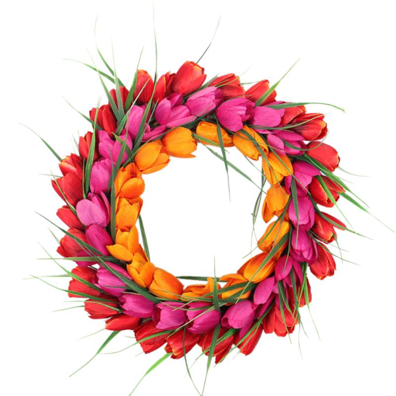 Home Decoration Hanging Pendant Hand Made Window Door Ornament Silk Flower Lifelike Garland Party Simulate Tulip Wreath Wedding
Home Decoration Hanging Pendant Hand Made Window Door Ornament Silk Flower Lifelike Garland Party Simulate Tulip Wreath Wedding