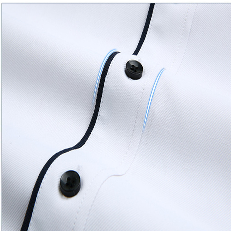 2019 Men Wedding Shirt Long Sleeve Men Dress Shirts Man Business Party Solid Casual Shirt Work Wear Formal Slim Male Shirt Yn554 MX190719