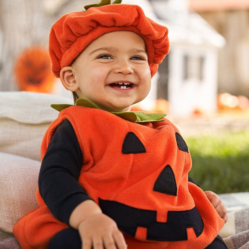 Halloween Baby Kids Pumpkin Fancy Sleeveless Dress with Hat Cosplay Costume Party Clothes for Boy Girl B88, 70
Halloween Baby Kids Pumpkin Fancy Sleeveless Dress with Hat Cosplay Costume Party Clothes for Boy Girl B88, 70