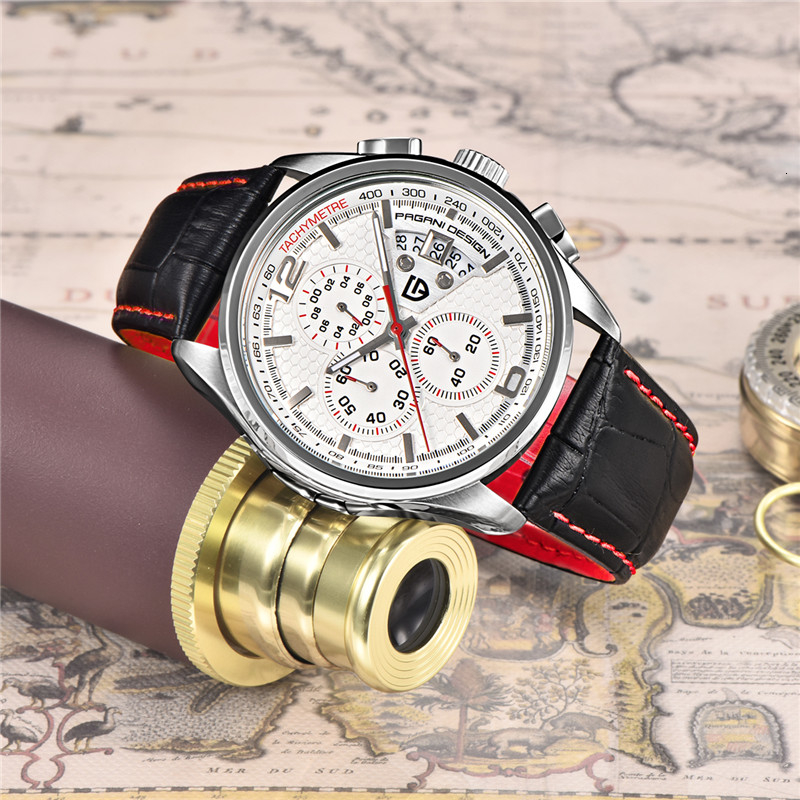 Men Quartz Watches PAGANI DESIGN Luxury Brands Fashion Timed Movement Military Watches Leather Watch relogio masculino