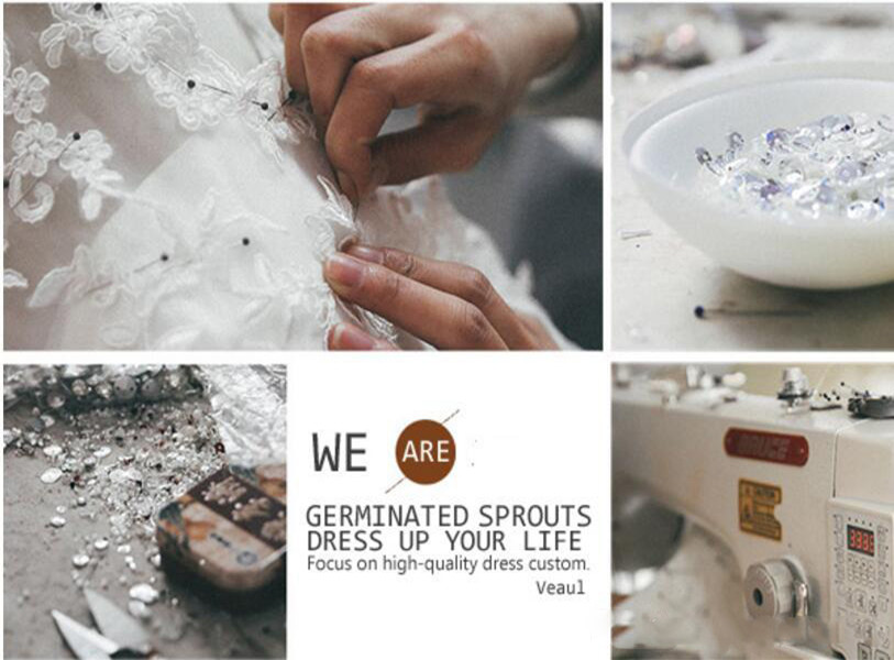 2020 new fashion curb shoulder A Line layered ruffled Evening Dresses lace applique crystal high-end custom prom dress