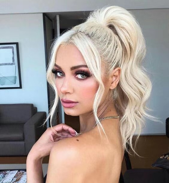 Pretty blonde virgin ponytail hairpiece fancy wavy blond pony clip in 613 curly wavy ponytail hair extension 120g-140g
Pretty blonde virgin ponytail hairpiece fancy wavy blond pony clip in 613 curly wavy ponytail hair extension 120g-140g