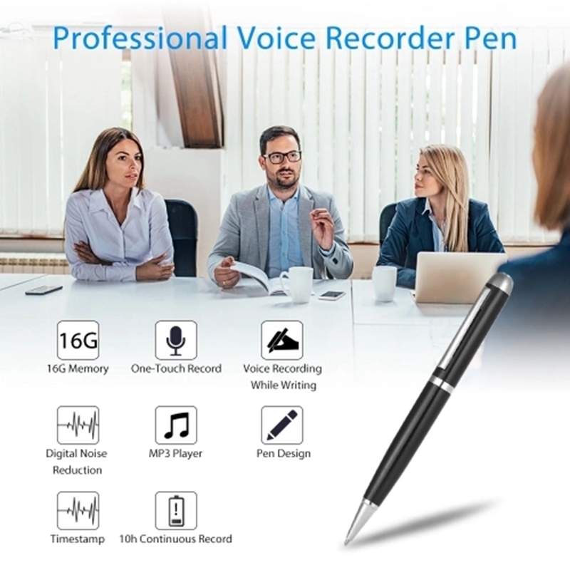 SK-025 Professional Mini Voice Recorder pen 16GB Pen Style Digital voice Recorder Portable Mini Small USB Disk Sound Recording Pen
SK-025 Professional Mini Voice Recorder pen 16GB Pen Style Digital voice Recorder Portable Mini Small USB Disk Sound Recording Pen