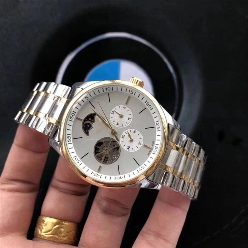 New men automatic watch luxury mens designer watches fashion business Wristwatch mechanical stainless steel montre orologio di lusso