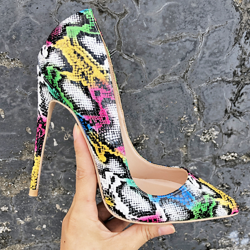 Free Shipping women lady 2019 sexy Multi python snake Leather Poined Toes Wedding heels Stiletto High Heels shoes pumps 12cm 120mm 10cm, 8cm
Free Shipping women lady 2019 sexy Multi python snake Leather Poined Toes Wedding heels Stiletto High Heels shoes pumps 12cm 120mm 10cm, 8cm