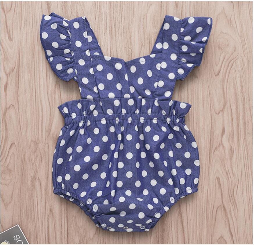 Girl Wave Point Flying Sleeve Romper Baby Summer Square Collar Jumpsuit Kids Summer Clothes One Piece Bodysuit ZHT 220, As picture
Girl Wave Point Flying Sleeve Romper Baby Summer Square Collar Jumpsuit Kids Summer Clothes One Piece Bodysuit ZHT 220, As picture