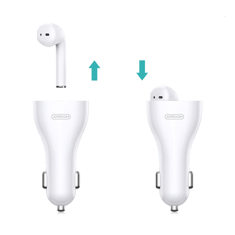 JOYROOM Car Charger with Headphones JR-CP1 2.4A Fast Car Charger with wireless bluetooth Earphones For Iphone Samsung note 10
JOYROOM Car Charger with Headphones JR-CP1 2.4A Fast Car Charger with wireless bluetooth Earphones For Iphone Samsung note 10
