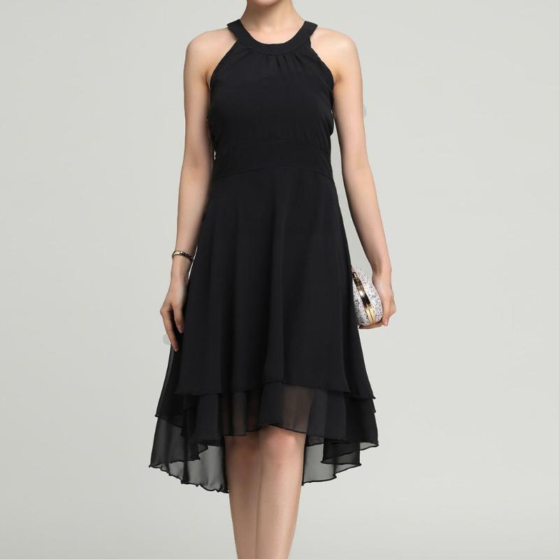 38# Summerdress Womens Playsuits Sleeveless Solid Color Ladies Irregular Summer Dress Sexy Party Dress Robe Femme Vestidos New, Black
38# Summerdress Womens Playsuits Sleeveless Solid Color Ladies Irregular Summer Dress Sexy Party Dress Robe Femme Vestidos New, Black