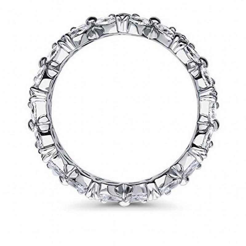 vecalon Flower shape Promise Finger Ring 925 Sterling Silver Diamond Engagement Wedding Band Rings For Women Jewelry Gift