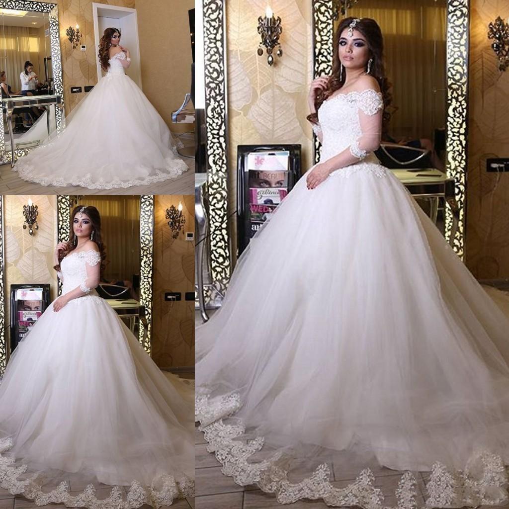 Hot Sale Wedding Dresses Bridal Gowns Lace Applique Sheer Sleeves Wedding Gown A Line Tulle Dress, Black
Hot Sale Wedding Dresses Bridal Gowns Lace Applique Sheer Sleeves Wedding Gown A Line Tulle Dress, Black