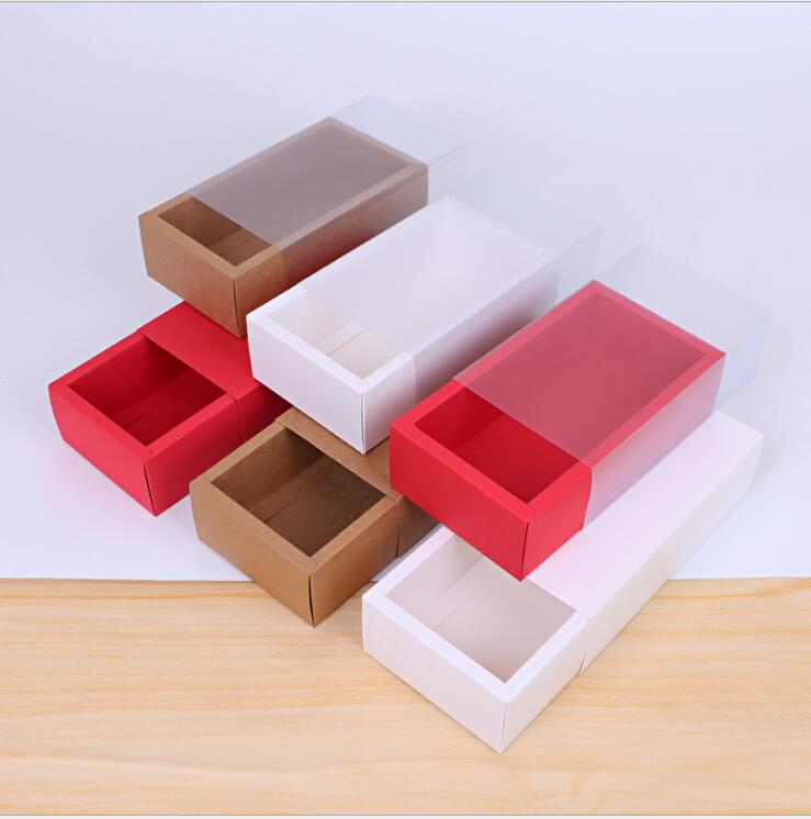 10pcs Kraft Paper Packing Box With Forsted Transparent Cover Drawer Display Gift Box Wedding Cookie Candy Cake Boxes
10pcs Kraft Paper Packing Box With Forsted Transparent Cover Drawer Display Gift Box Wedding Cookie Candy Cake Boxes