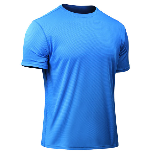 New Men&#039;s Sportswear Quick Drying T-Shirts Running Loose Tops Tees Men Fitness T Shirt Adult Workout Gym Clothing Athletic Jogger Shirt от DHgate WW