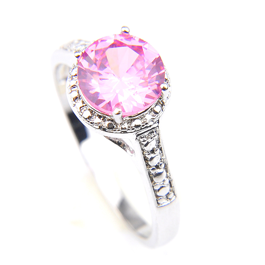 Luckyshine Rings For Women Round 925 Sterling Silver Plated Pink Kunzite Gems Engagement Rings Australia USA Holiday gift Rings
Luckyshine Rings For Women Round 925 Sterling Silver Plated Pink Kunzite Gems Engagement Rings Australia USA Holiday gift Rings