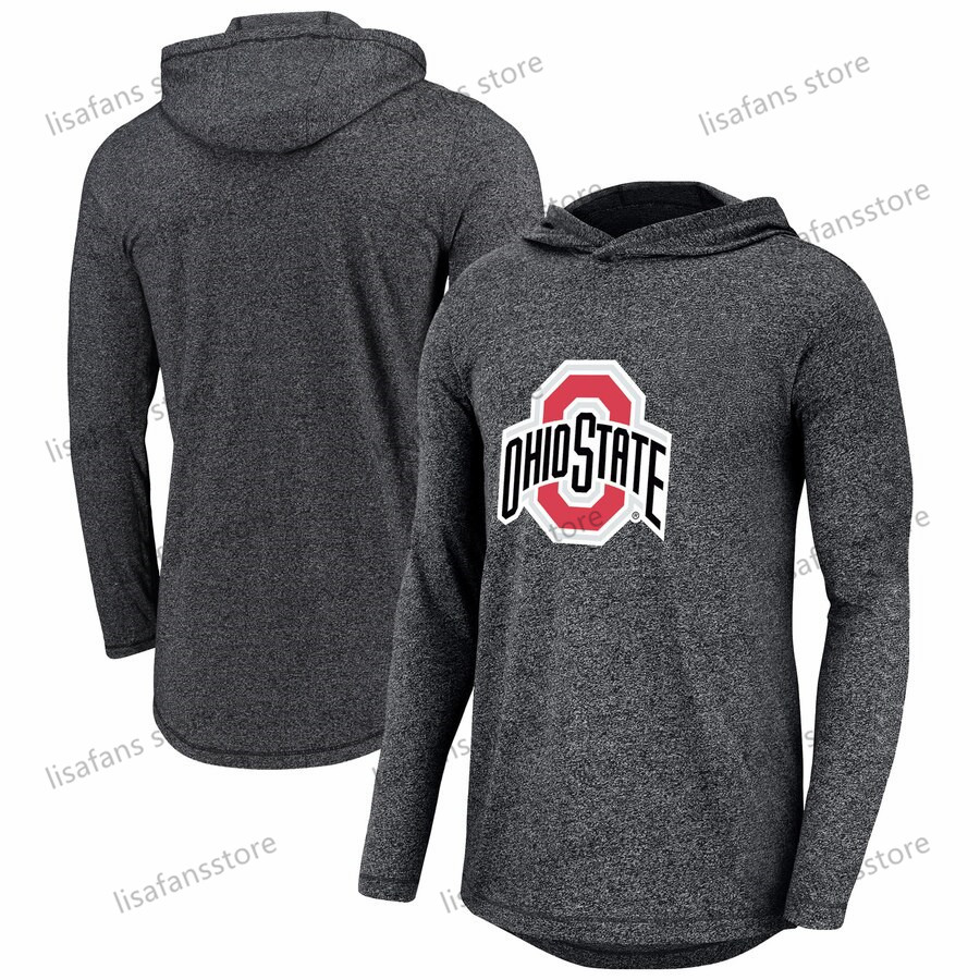 Mens Ohio State Buckeyes Tops Black Marled Long Sleeve Hoodie T-Shirt Performance Top Tee Printed Team Color College T-Shirts size -4XL, As shows
Mens Ohio State Buckeyes Tops Black Marled Long Sleeve Hoodie T-Shirt Performance Top Tee Printed Team Color College T-Shirts size -4XL, As shows