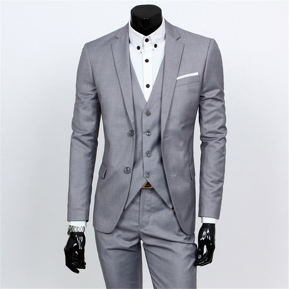 Downton Groom Tuxedos light grey Groomsmen Slim Fit Best Man Suit Wedding Notch Lapel Men Suits Bridegroom Blazer (Jacket+Pants+Vest), Burgundy
Downton Groom Tuxedos light grey Groomsmen Slim Fit Best Man Suit Wedding Notch Lapel Men Suits Bridegroom Blazer (Jacket+Pants+Vest), Burgundy