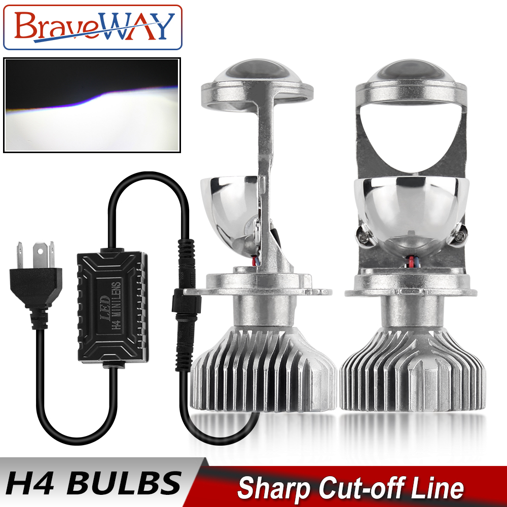 BraveWay H4 9003 LED Mini Bi-LED Projector Headlight Lens Headlamp Retrofit DIY Car Styling High Low Beam Lights for Motorcycle
BraveWay H4 9003 LED Mini Bi-LED Projector Headlight Lens Headlamp Retrofit DIY Car Styling High Low Beam Lights for Motorcycle