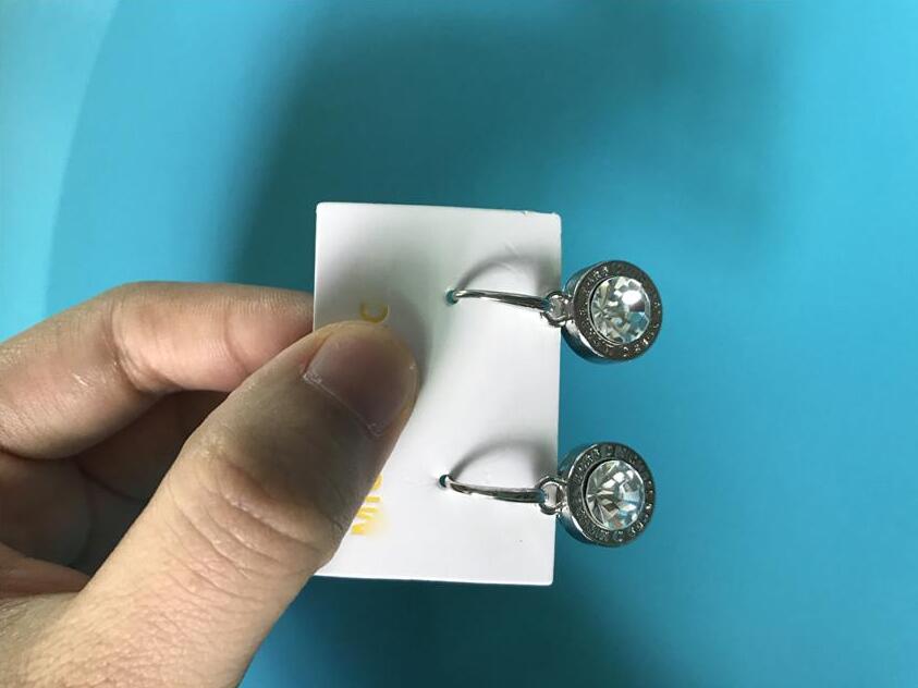 New York Stylist Earrings Fashion Crystal Drop Earrings with Big Diamond Alloy Jewelries Cheap Fashion Jewelries Women gifts GD348