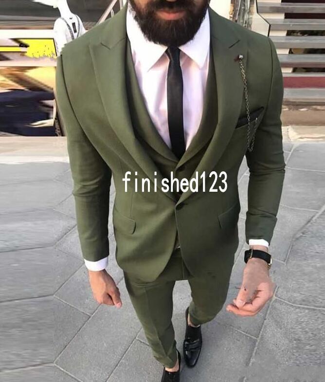 Olive Green Wedding Groom Tuxedos for Prom Party Men Suits Peak Lapel Groomsmen Dinner 3 Piece Slim Fit Blazer Suits (Jacket+Pants+Vest+Tie, Same as image
Olive Green Wedding Groom Tuxedos for Prom Party Men Suits Peak Lapel Groomsmen Dinner 3 Piece Slim Fit Blazer Suits (Jacket+Pants+Vest+Tie, Same as image