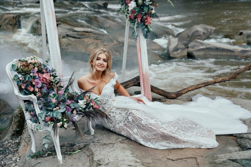 gorgeous mermaid lace wedding dresses off the shoulder bohemian wedding gowns with detachable train bridal dress vestidos de nnovia