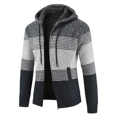 Patchwork Color Mens Knit Cardigans Silm Hooded Jackets 4 Colors Long Sleeve Fleeced Sweaters for Men's Outerwear Fashion Coats Size -3XL, Color 1
Patchwork Color Mens Knit Cardigans Silm Hooded Jackets 4 Colors Long Sleeve Fleeced Sweaters for Men's Outerwear Fashion Coats Size -3XL, Color 1