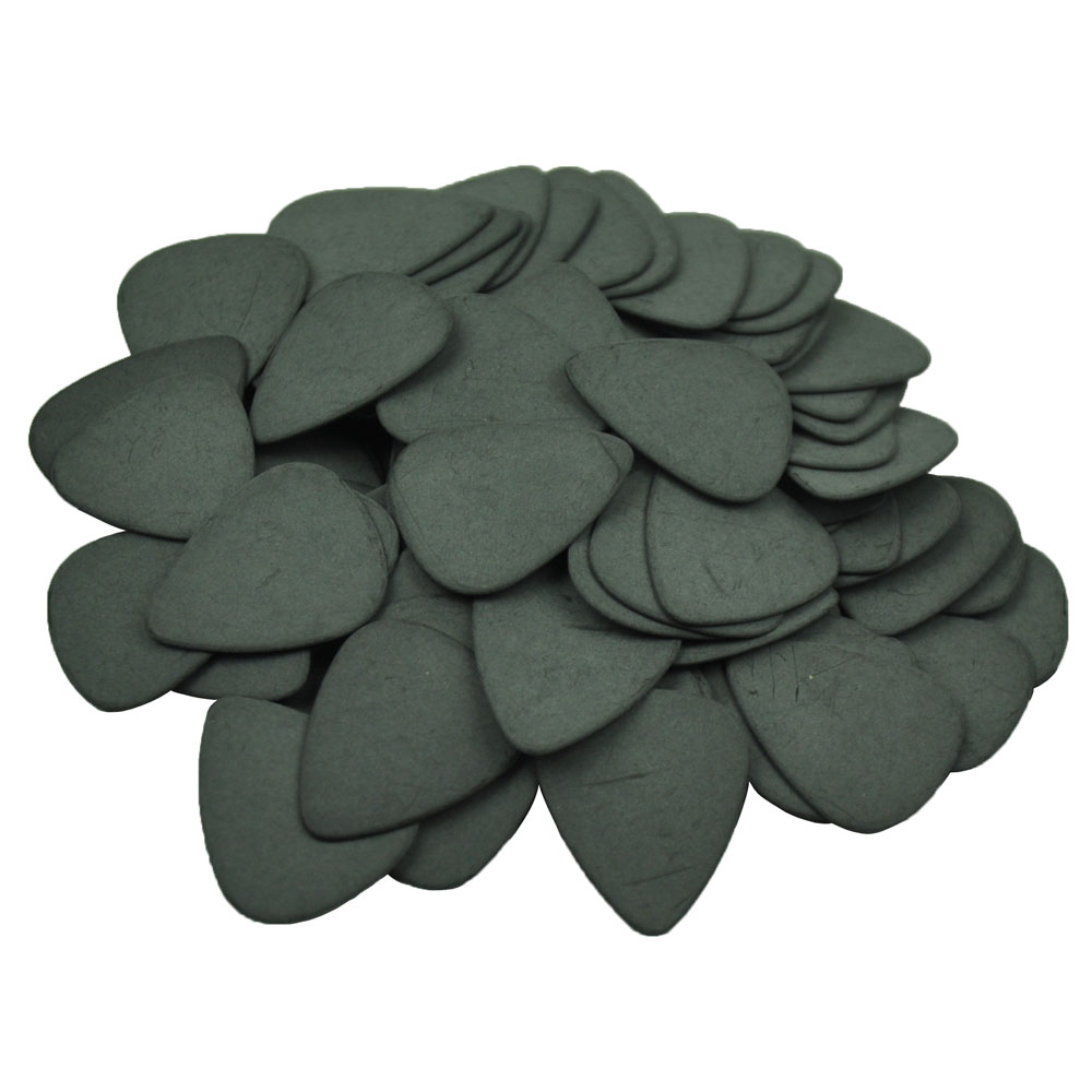 100pcs Heavy 1mm 351 Delrin Guitar Picks Plectrums Black01