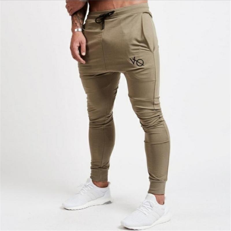 Summer Gyms Brand Men Trousers Trousers Men VO Casual Pants Men's Sweatpants 2018 Joggers Fitness Pants Men's Black