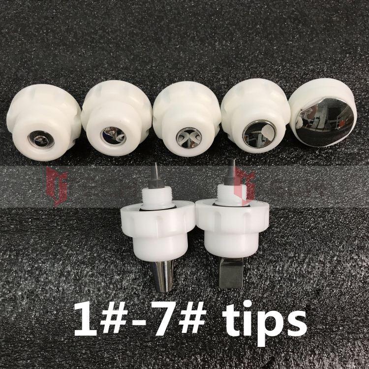 Acoustic Shock Wave Transmitters Heads Tips 1# 2# 3# 4# 5# 6# 7# For Shockwave Therpay Pain Relief Machine
Acoustic Shock Wave Transmitters Heads Tips 1# 2# 3# 4# 5# 6# 7# For Shockwave Therpay Pain Relief Machine