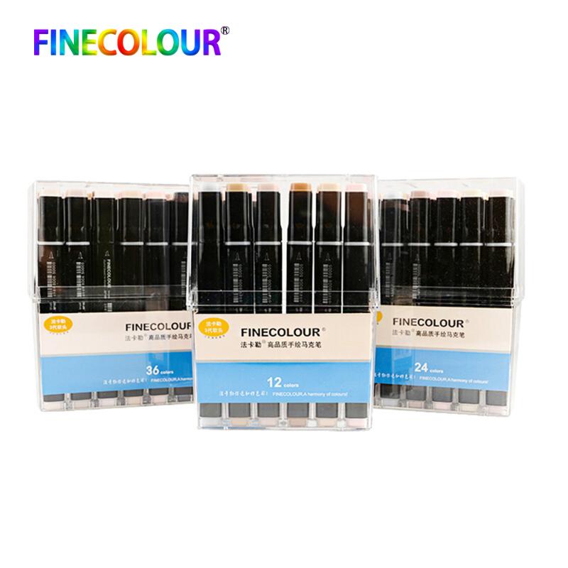 Finecolour EF102 Alcohol Based Lnk Manga Double-Headed Brush Marker 12/24/36 Set professional Art Markers Pen For Art Supplies
Finecolour EF102 Alcohol Based Lnk Manga Double-Headed Brush Marker 12/24/36 Set professional Art Markers Pen For Art Supplies