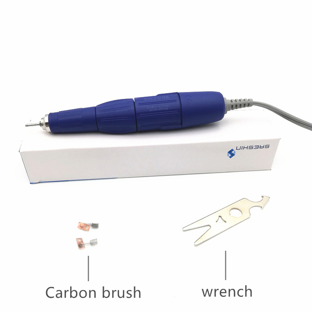 Blue Handle 65W Strong 210 102L-2.35 Electric Nail Drills Machine File Bits Nails Sculpture Polish Art Equipment