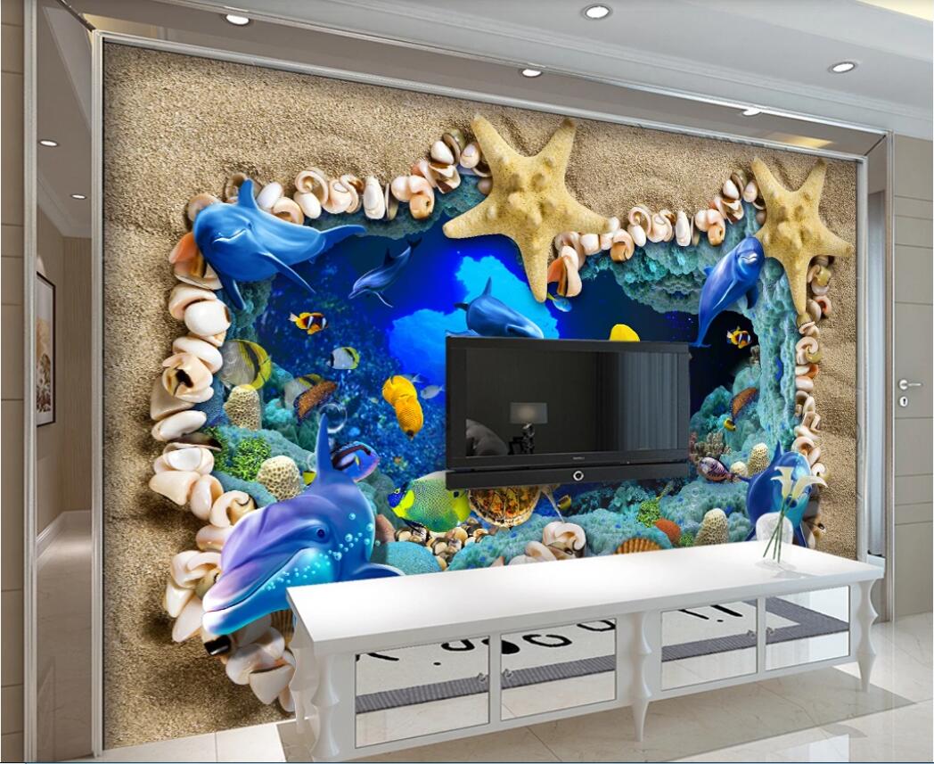 3d room wallpaer custom photo murals Beach shell starfish 3D TV background wall painting wallpaper for walls 3d, Non-woven
3d room wallpaer custom photo murals Beach shell starfish 3D TV background wall painting wallpaper for walls 3d, Non-woven