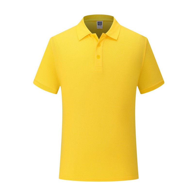 Unisex Teamwear Men's T-Shirts Casual Polo Tees Short Sleeve Women Slim Fit Solid Turn-down Collar Activities Blank Tees Group Plain Tee