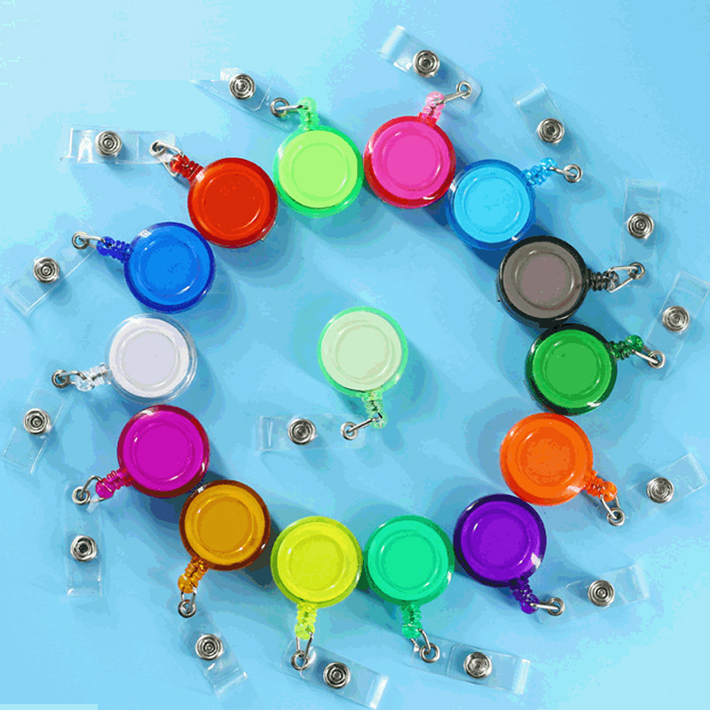 DHL Shipping ID Holder Name Tag Card Key Badge Reels Round Solid Plastic Clip-On Retractable Pull Reel Wholesale Office Supplies
DHL Shipping ID Holder Name Tag Card Key Badge Reels Round Solid Plastic Clip-On Retractable Pull Reel Wholesale Office Supplies