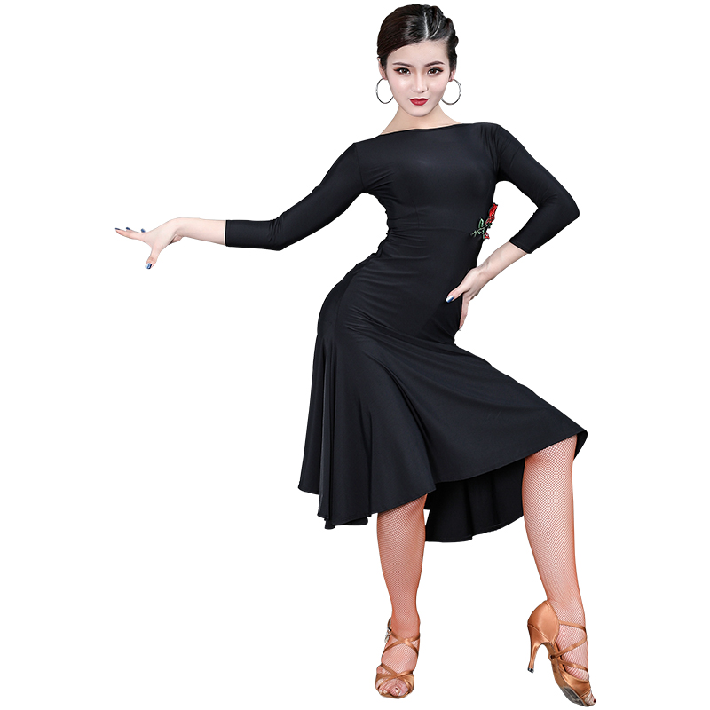 Latin Dance Dress Women's Rose Print Dance Dress Competition Stage Wear Show Wear Tango Party Ladies Dancing Clothes, Beige
Latin Dance Dress Women's Rose Print Dance Dress Competition Stage Wear Show Wear Tango Party Ladies Dancing Clothes, Beige